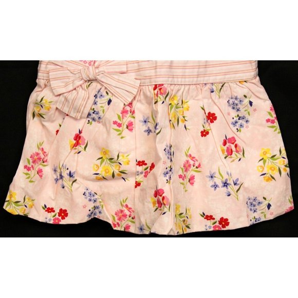 NEW 2007 Gymboree Love is in The Air Pink Floral Tank Top Blouse Bow Stripe sz 8 - Picture 4 of 7